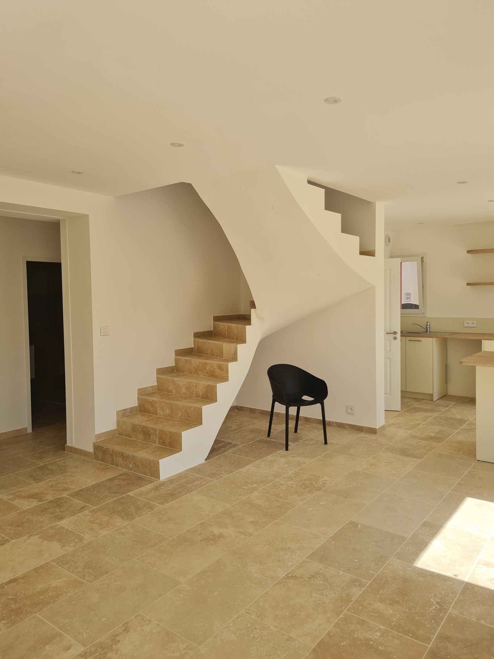 Villa neuve · salon après travaux