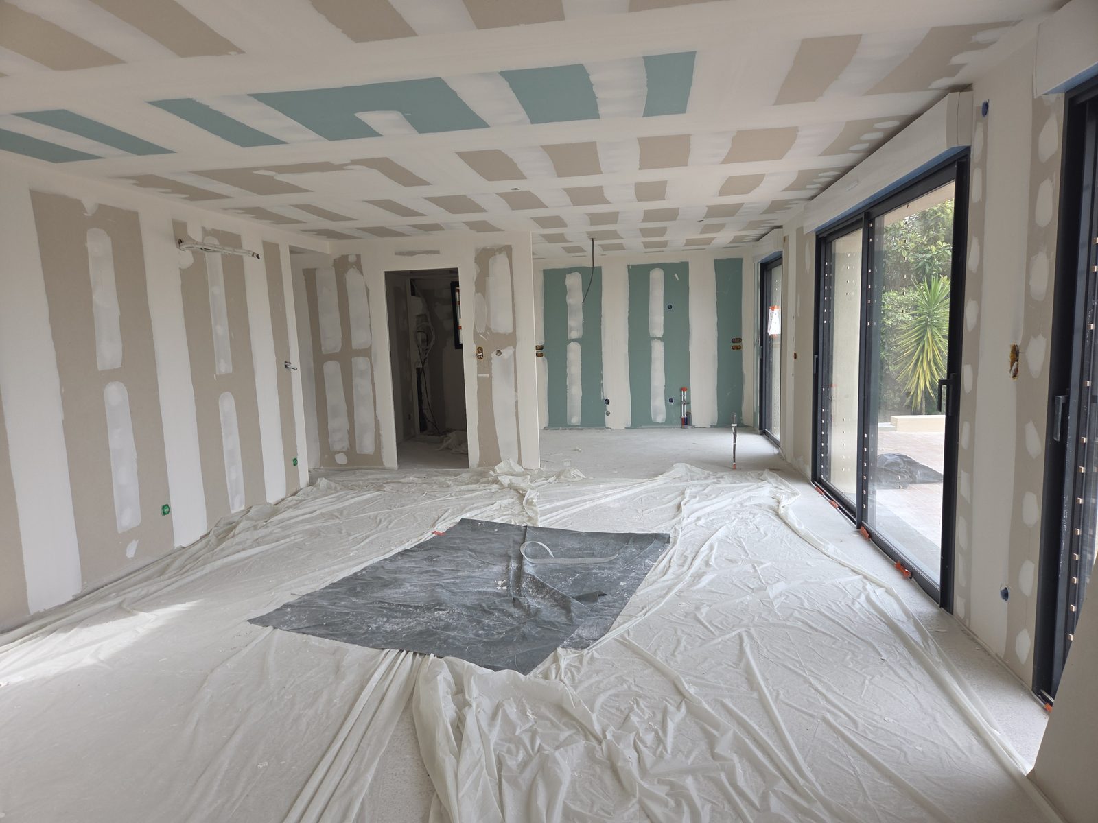 Rénovation salon avant travaux